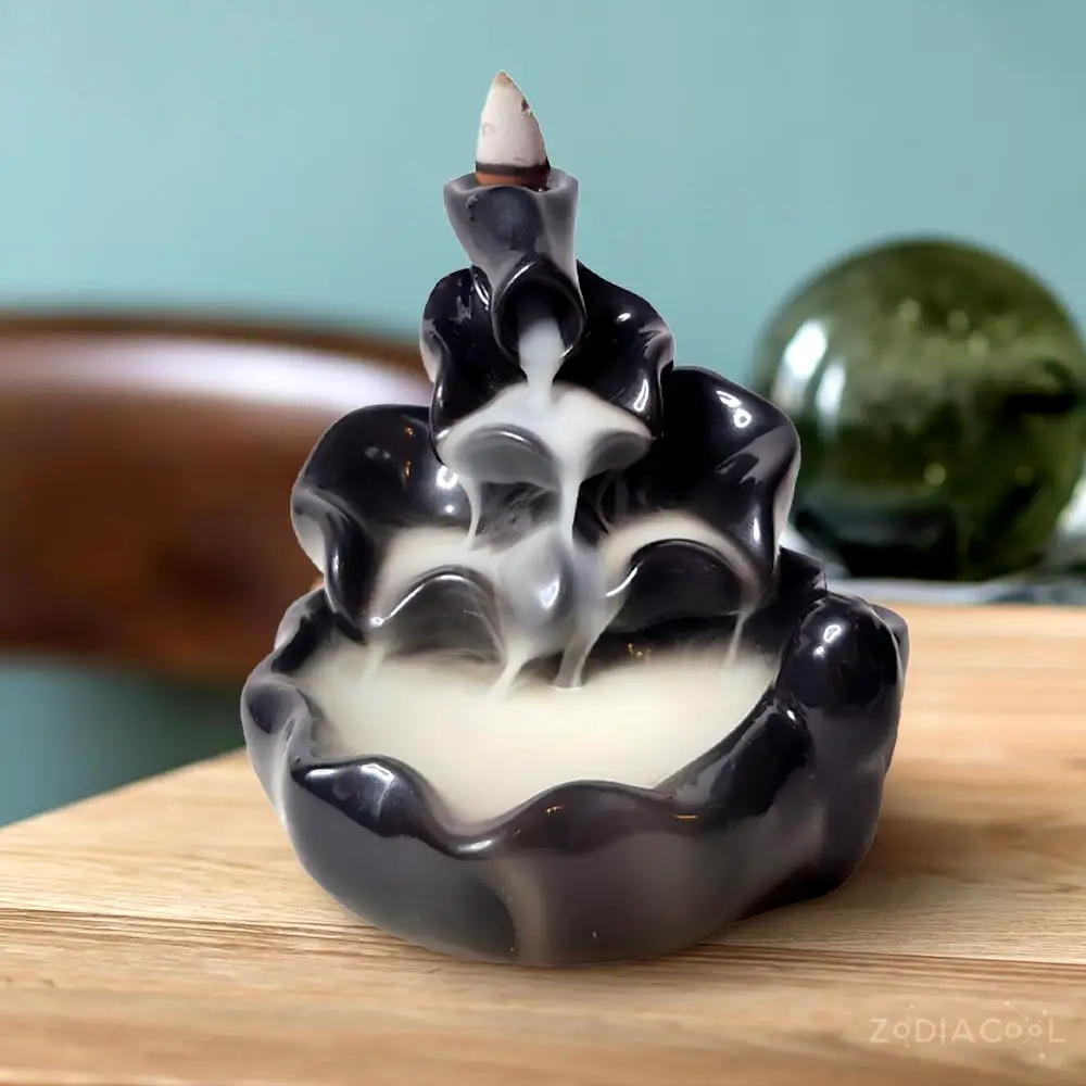 Fântână Trifoi suport aromaterapie pentru conuri parfumate backflow