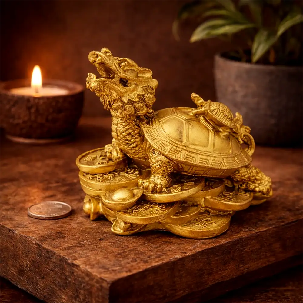 Testoasa dragon cu pepite