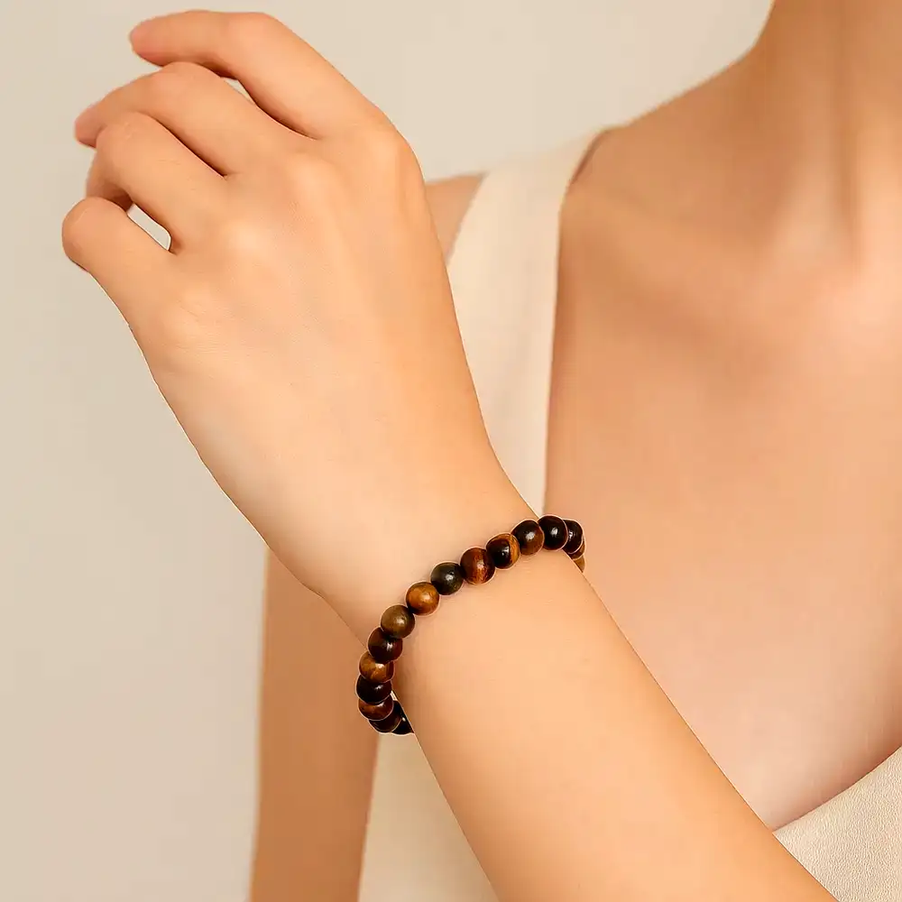 Set brățară și inel Ochi de Tigru