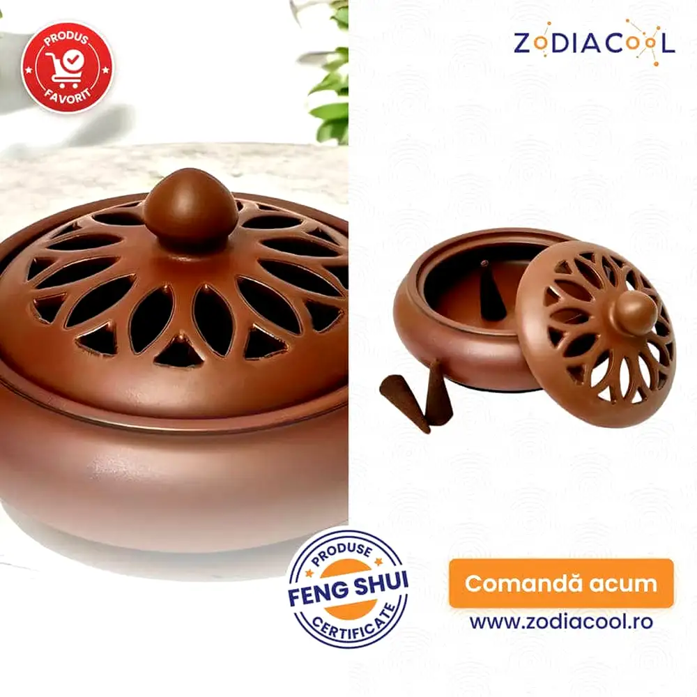 Suport aromaterapie Floral pentru conuri parfumate