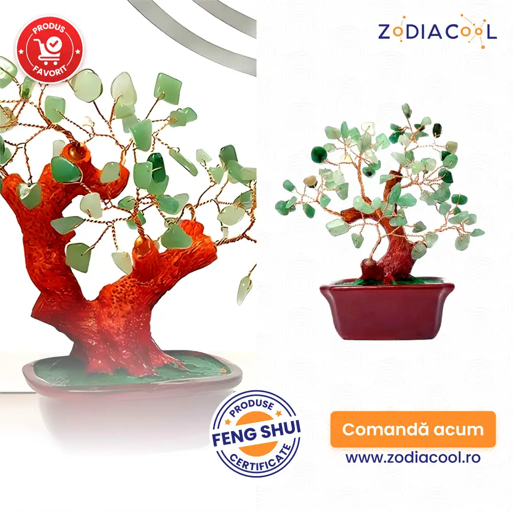 Copac cu pietre semipretioase Aventurin