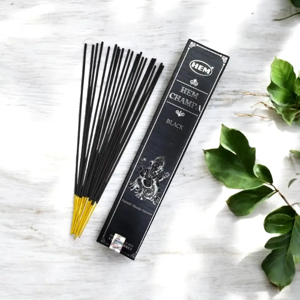 Betisoare parfumate Tamaie Champa Black