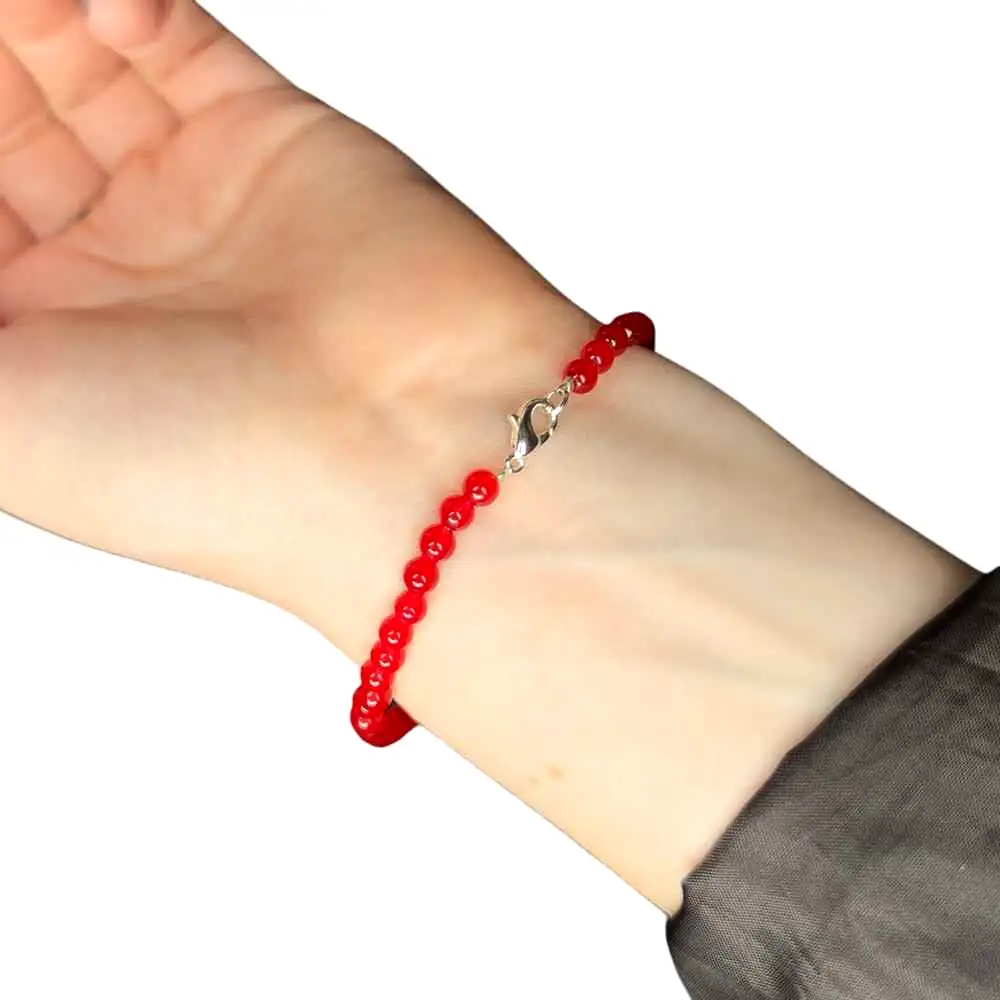 Set brățară Carneol și inel Granat ajustabile