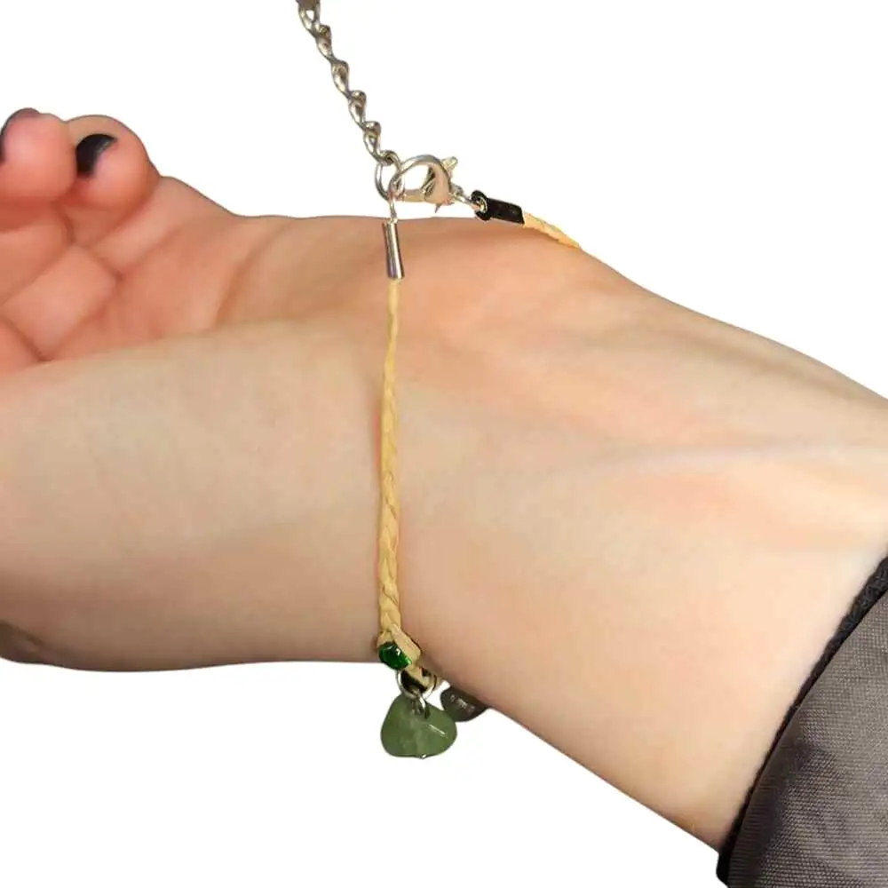 Set brățară și pandantiv Aventurin ajustabile