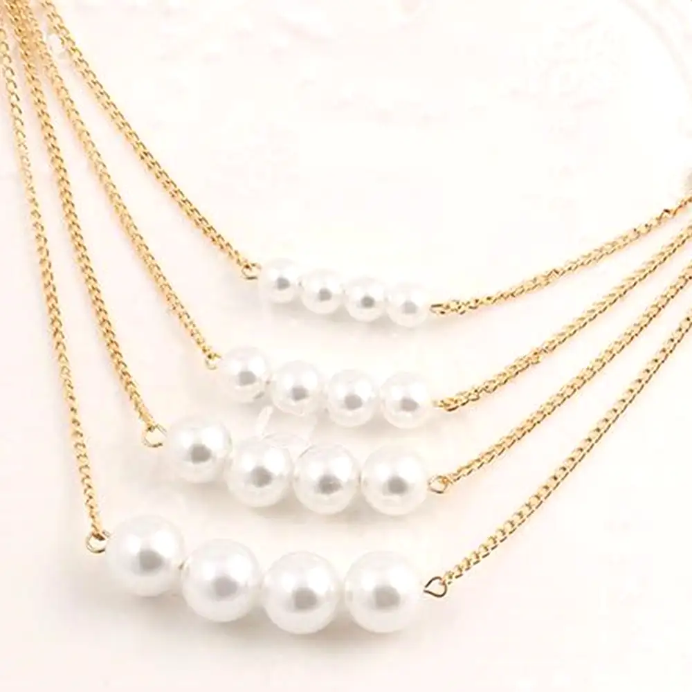 Colier perle multilayer