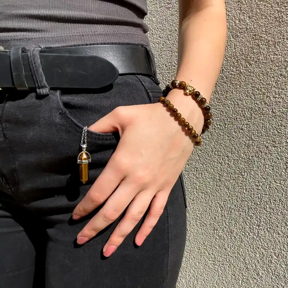 Bratara Ochi de Tigru cu cap de tigru