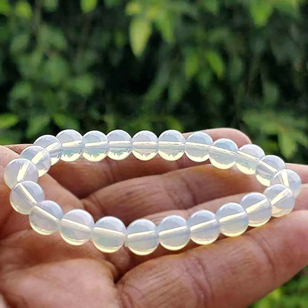 Set bratara Opal pietre cu felicitare personalizata