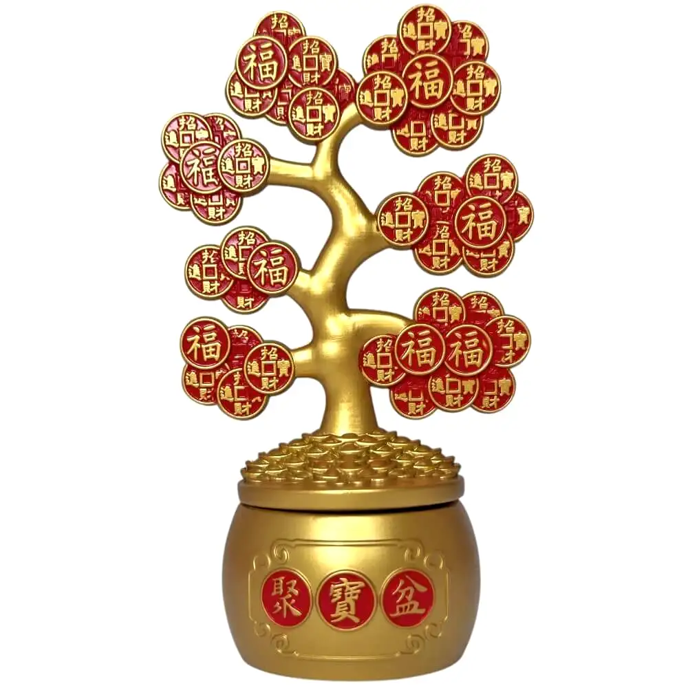 Copac feng shui cu monede chinezesti
