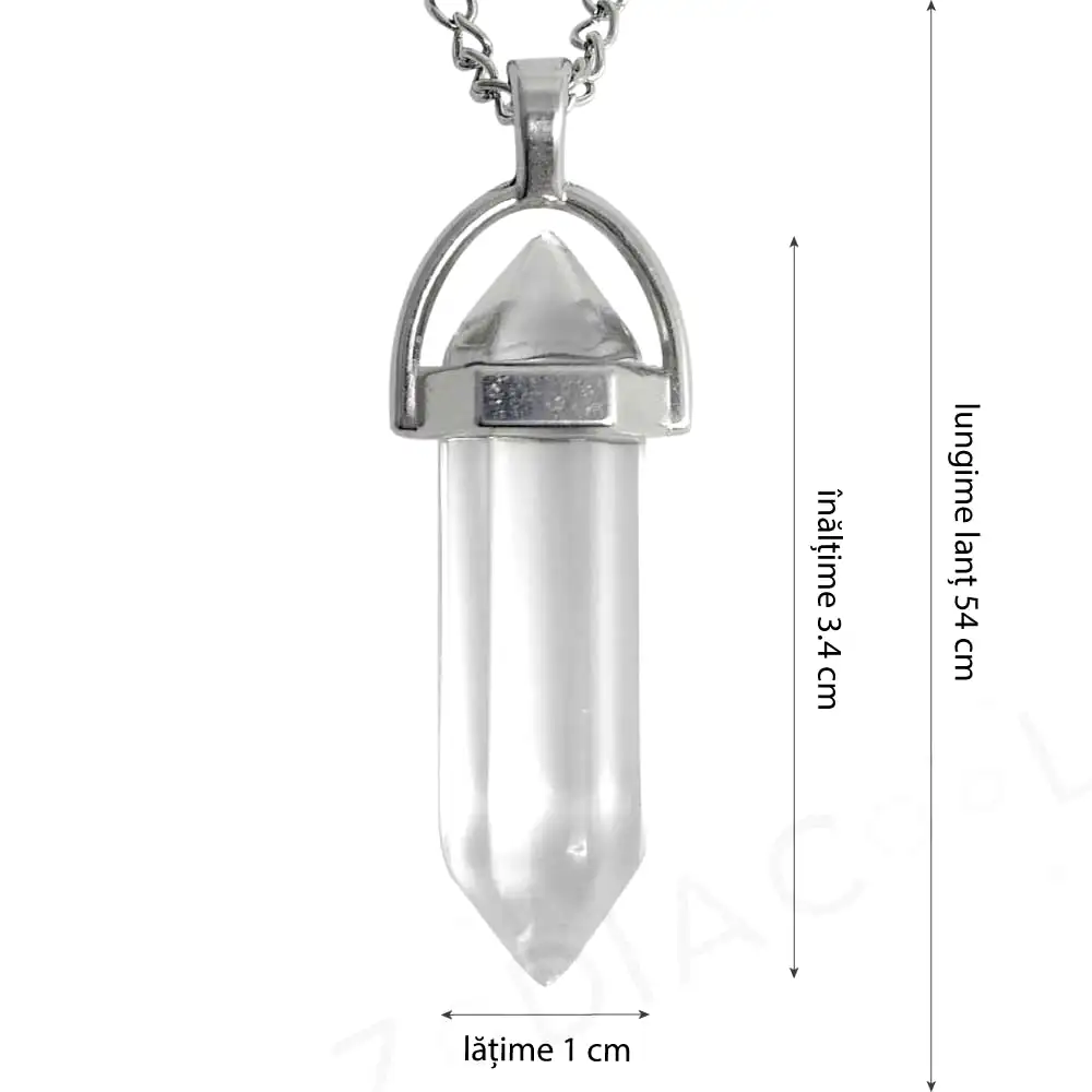 Pandantiv cuarț Cristal de stâncă