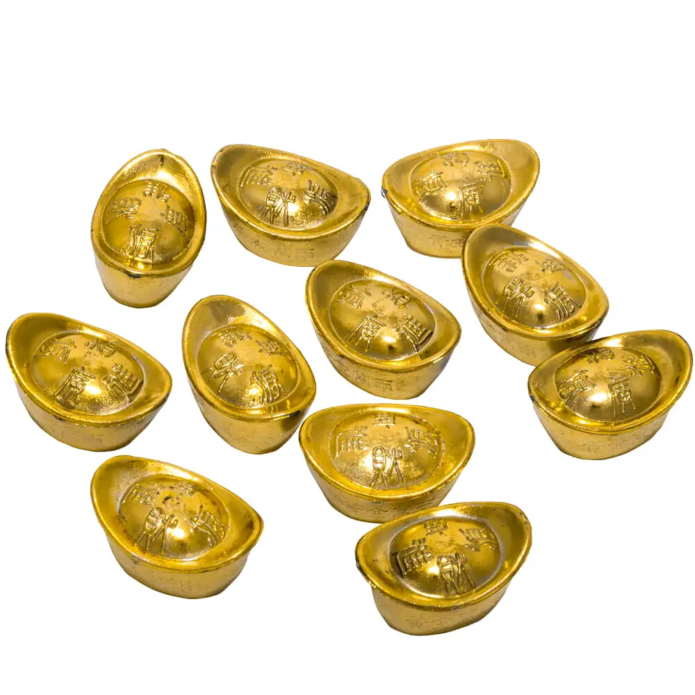 Pepita aurie din plastic