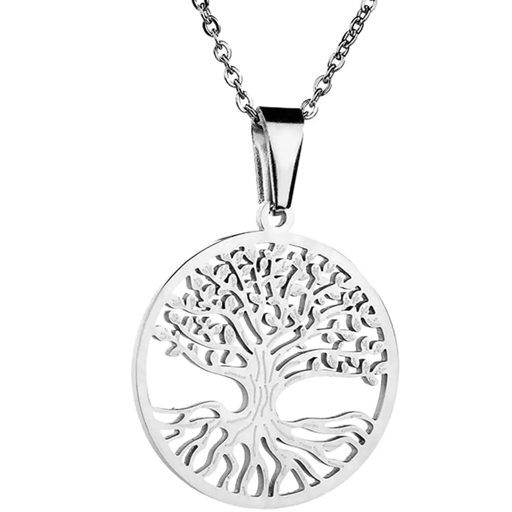 Copacul Vieții pandantiv cu lănțisor argintiu