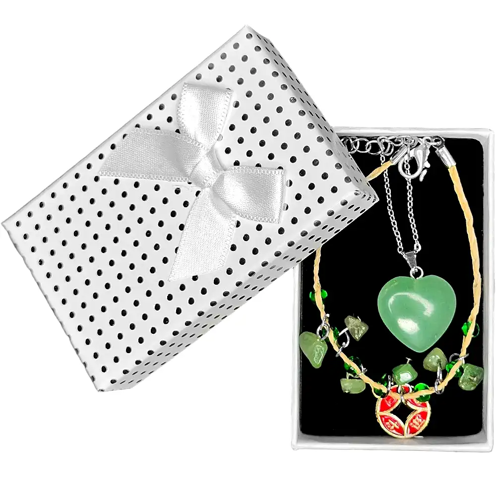 Set brățară și pandantiv Aventurin ajustabile