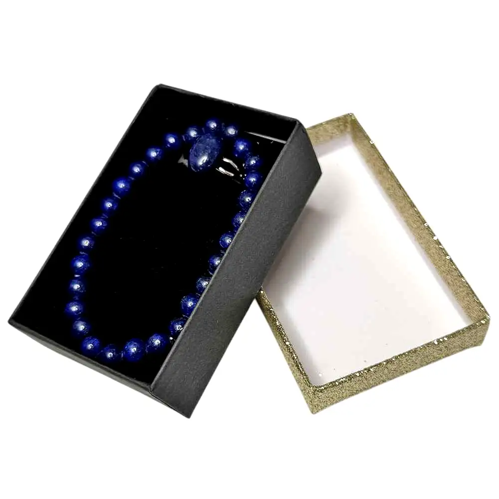 Set brățară și inel Lapis Lazuli ajustabile