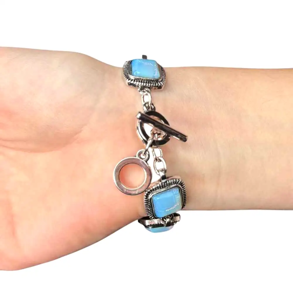 Set brățară și inel Opal