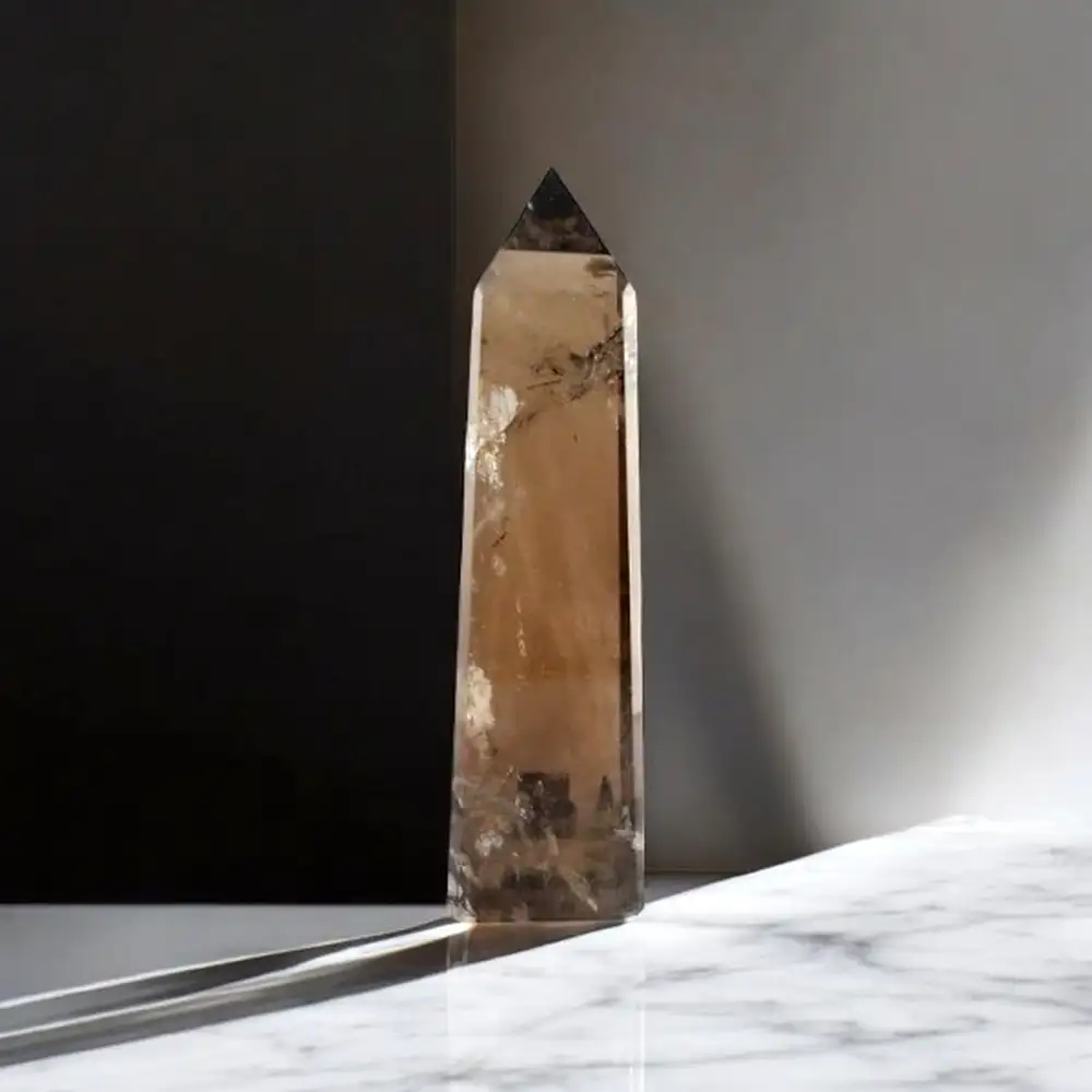 Obelisc cristal fumuriu Smoky Cuart