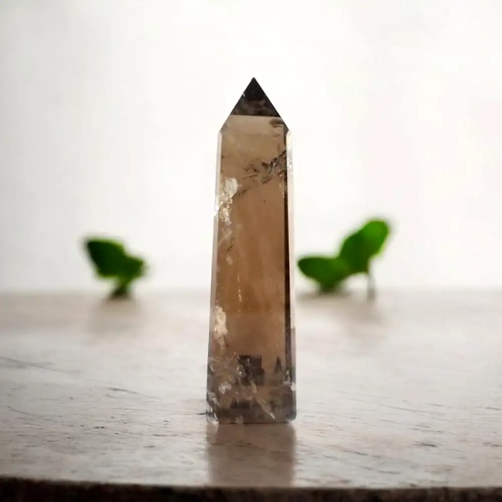 Obelisc cristal fumuriu Smoky Cuart