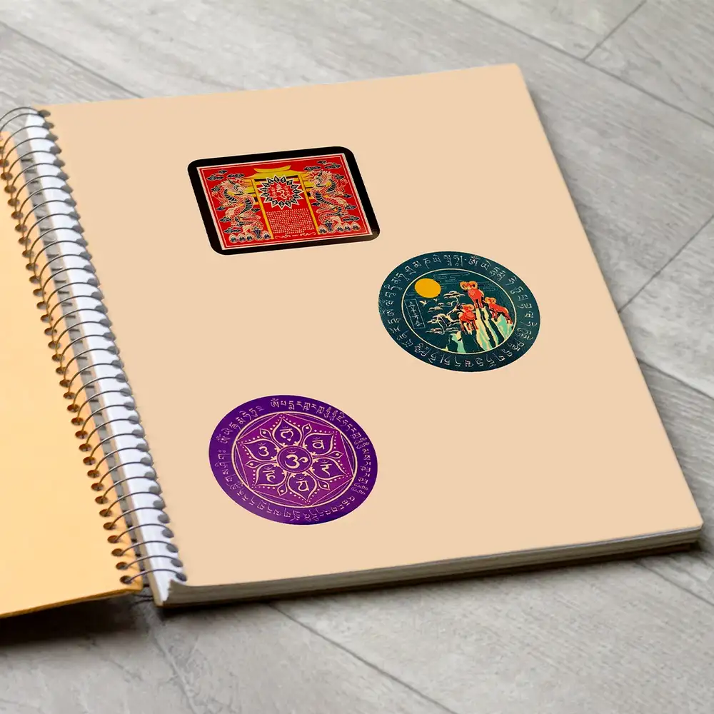 Sticker Forța Vieții și Mandala