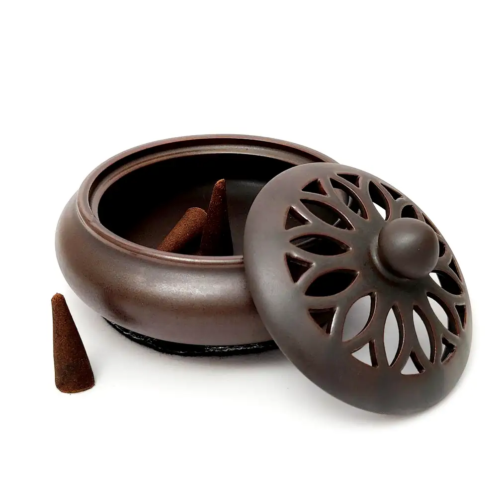 Suport aromaterapie Floral pentru conuri parfumate