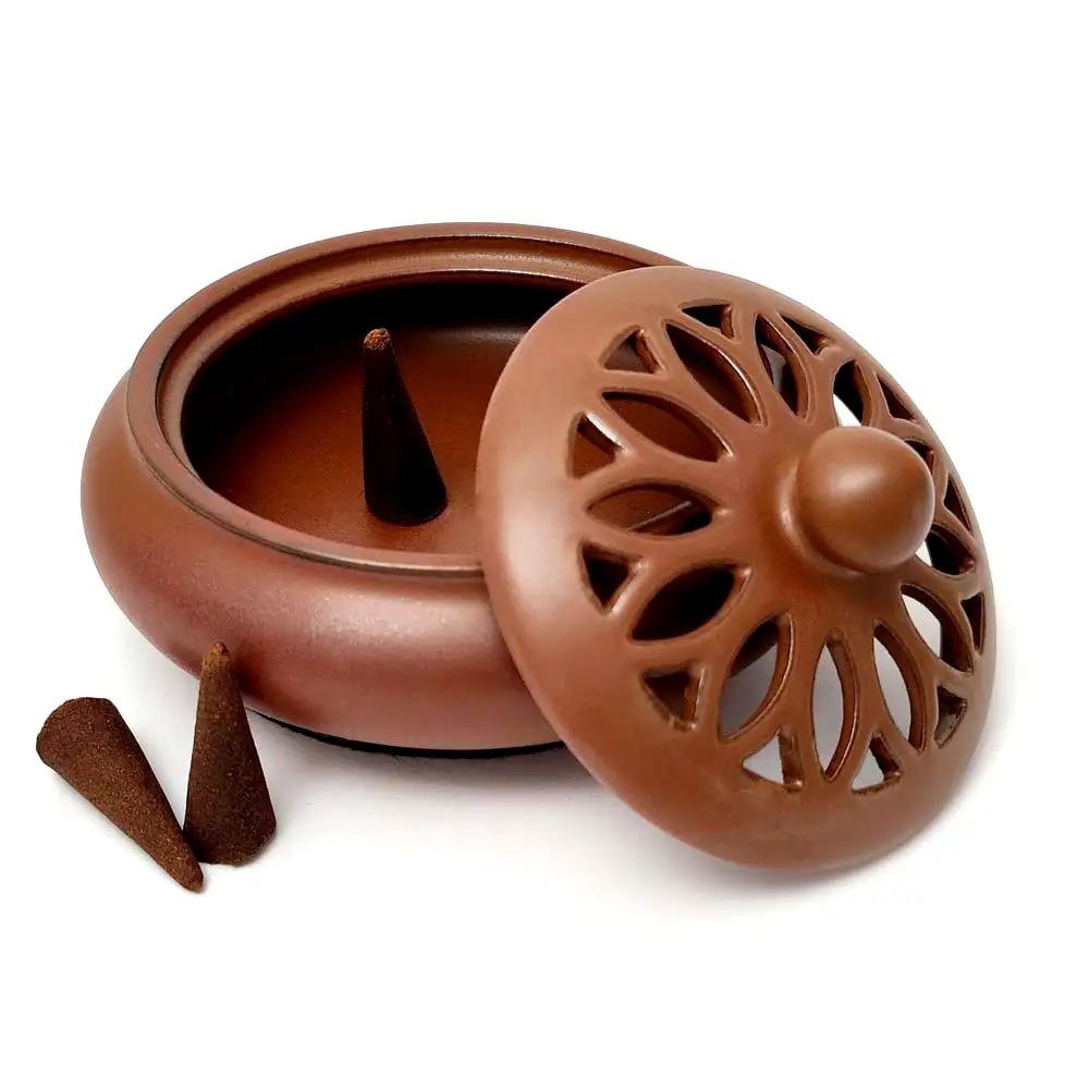 Suport aromaterapie Floral pentru conuri parfumate