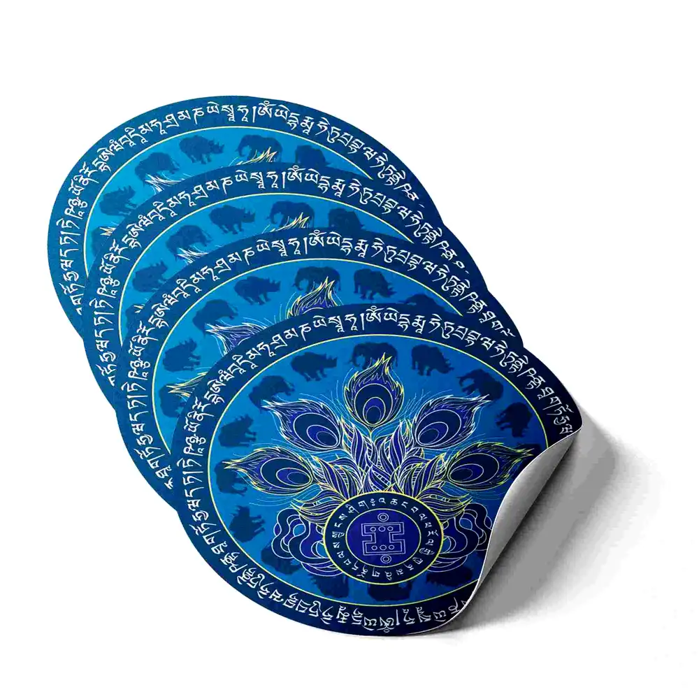 Sticker Elefant și Rinocer