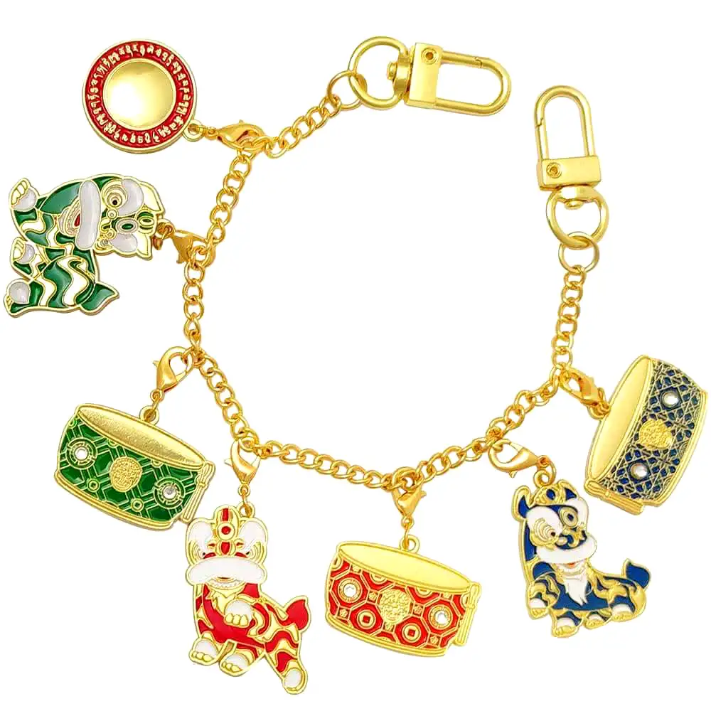 Charmuri Trei Lei, accesoriu feng shui trio of lions