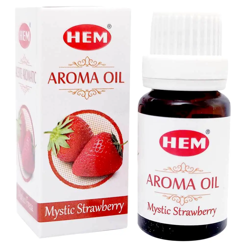 Capsuni ulei aromaterapie, gama profesionala HEM aroma Mystic Strawberry pentru relaxare, 10 ml