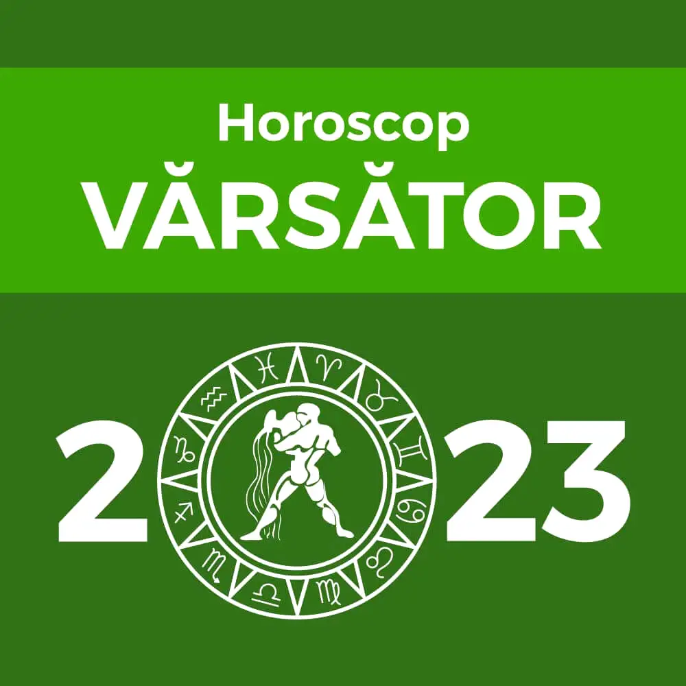 Carte Horoscop Vărsător 2023, horoscop românesc cu previziuni lunare, livrare pe e-mail, 23 pagini Varsator