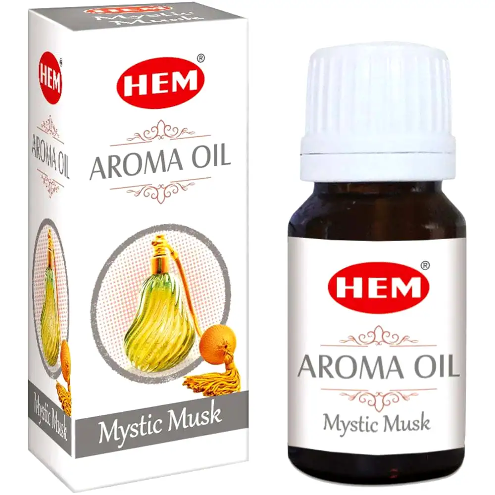 Ulei de Mosc aromaterapie, proprietati afrodisiace si antiinflamatorii, gama profesionala HEM Mystic Musk aroma oil 10 ml