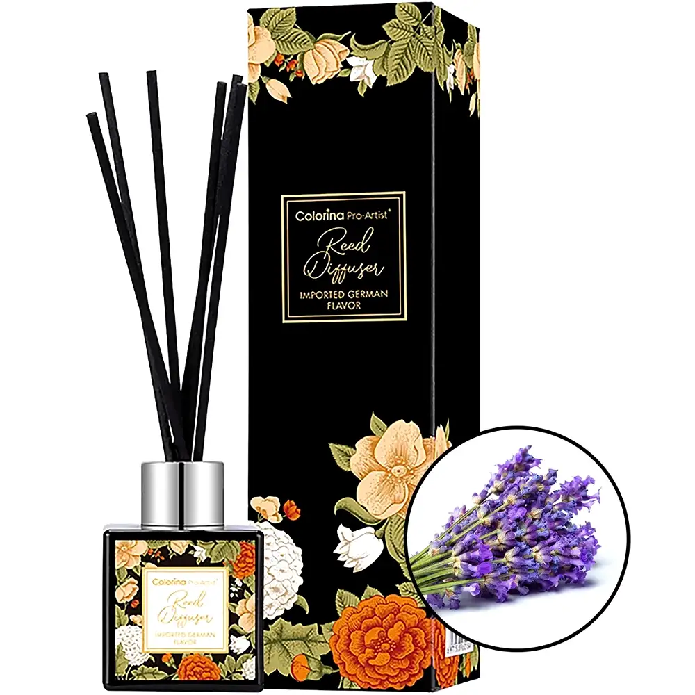 Difuzor aromaterapie betișoare parfumate Lavandă, Reed diffuser 50 ml  mov
