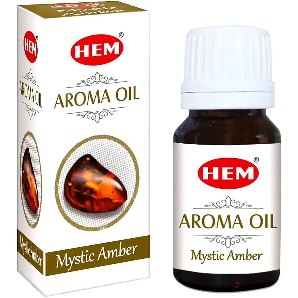 Ulei de Ambra aromaterapie, gama profesionala Hem Mystic Amber oil, aroma dulce orientală, 10 ml