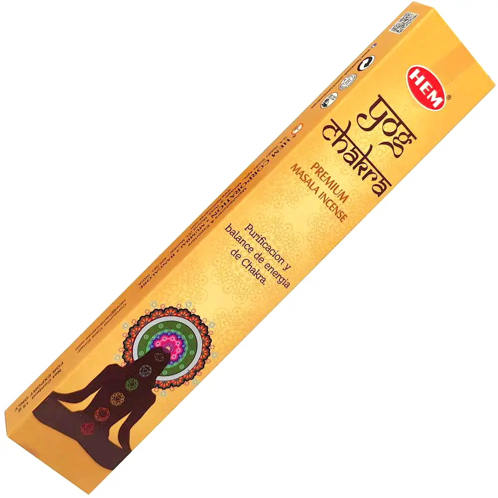 Betisoare parfumate Yog Chakra, gama profesionala premium Hem pentru relaxare, curatarea si echilibrarea energiei interioare, 10 bucati