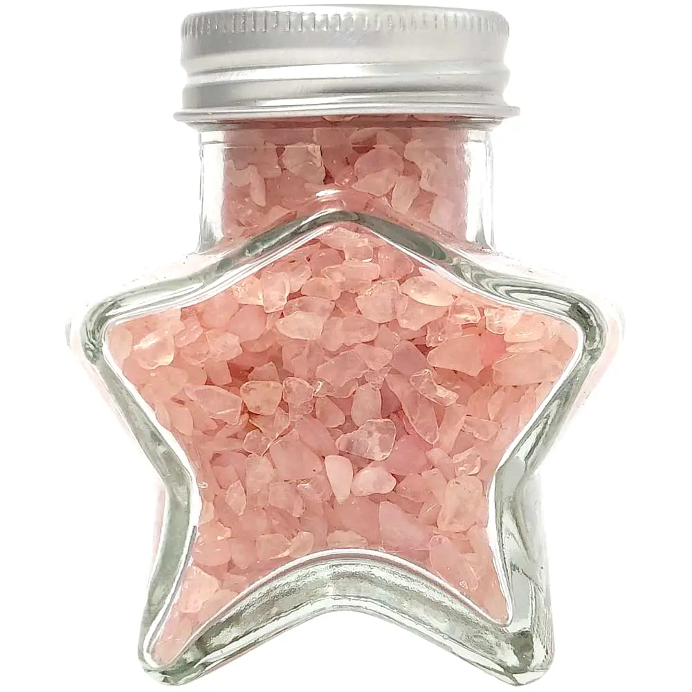 Borcanel Stea cuartz roz, pietre semipretioase pentru iubire, 230 g