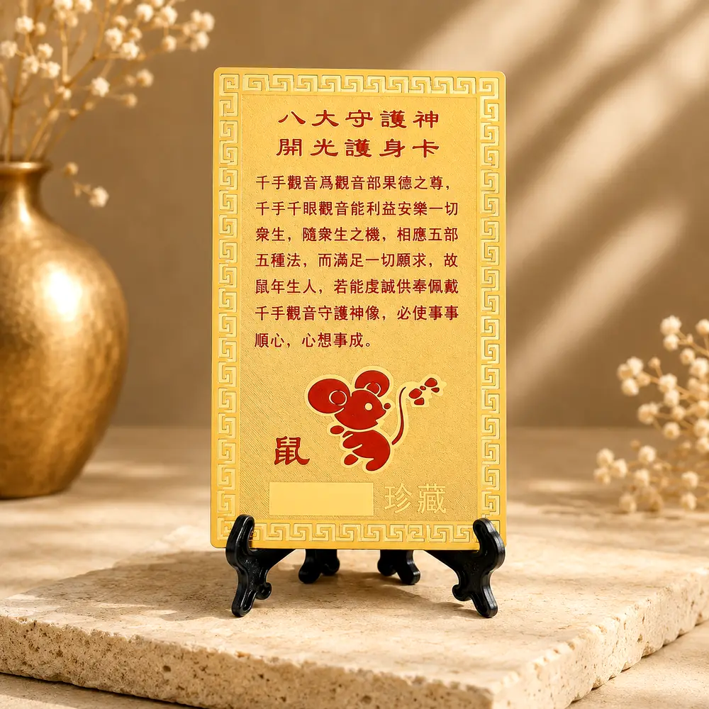 Card Feng Shui Șobolan