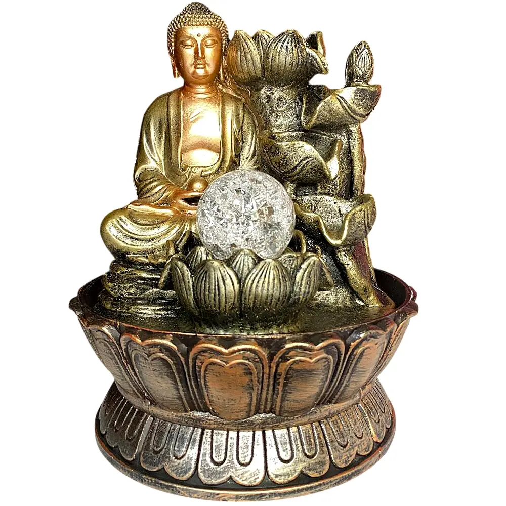 Fântână mare cu Buddha Medicinei și bilă, de interior