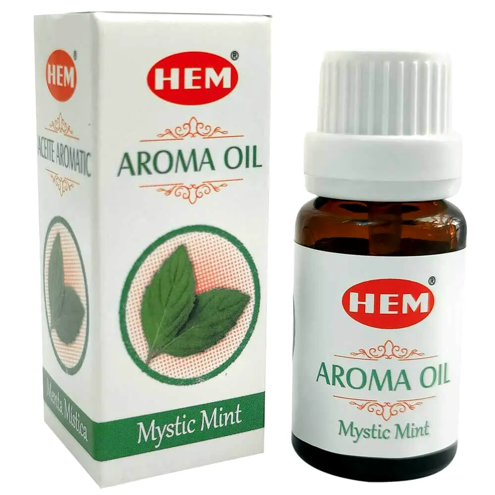 Ulei de Menta pentru aromaterapie, gama profesionala HEM Mystic Mint, aroma fresh, 10 ml