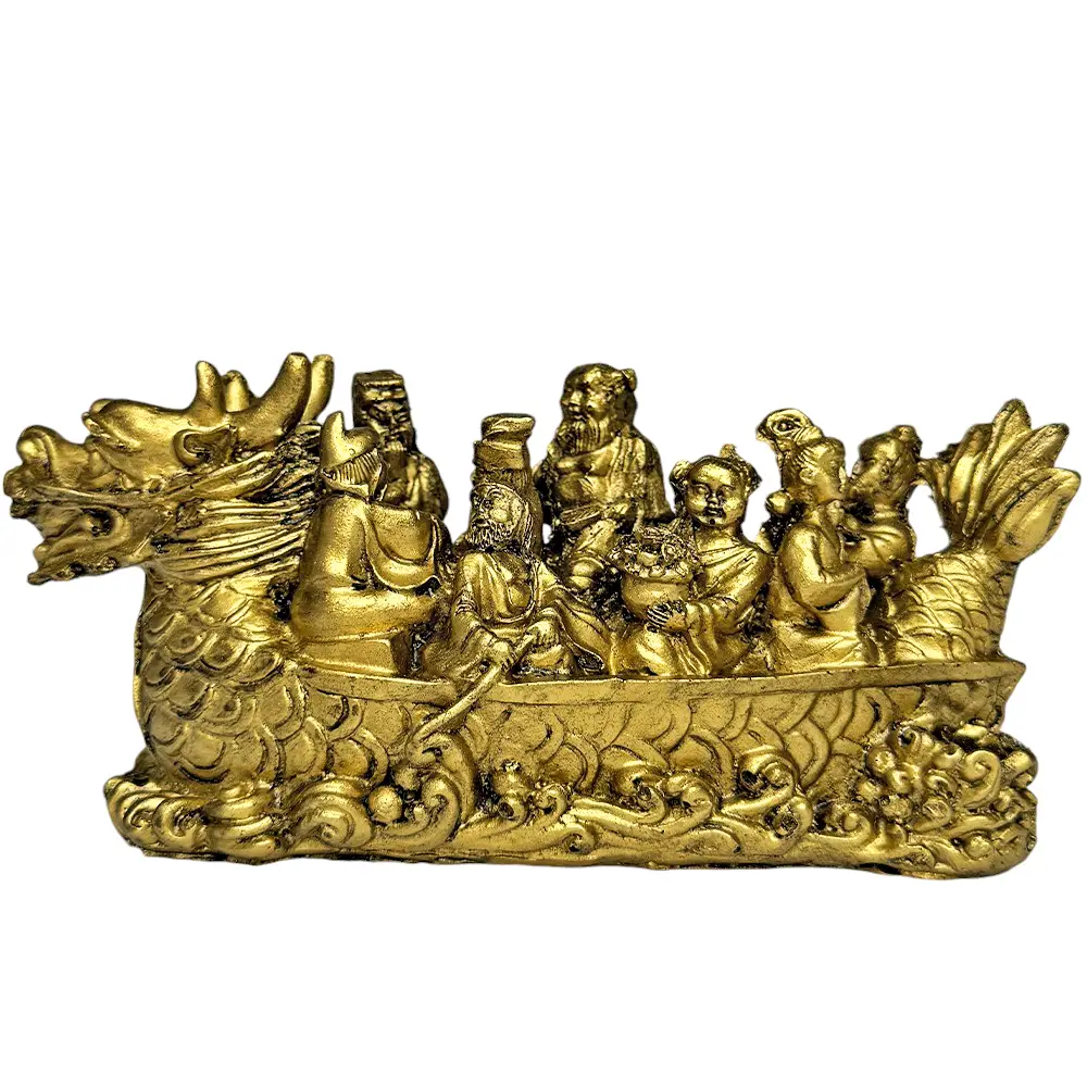 Cei 8 nemuritori, statueta Feng Shui pentru prosperitate