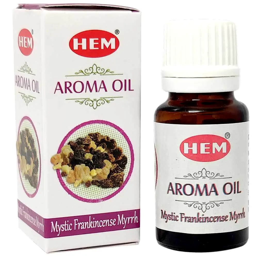 Ulei de Tamaie aromaterapie, gama profesionala HEM Mystic Frankincense Myrrh, imbunatatirea starii de spirit, 10 ml