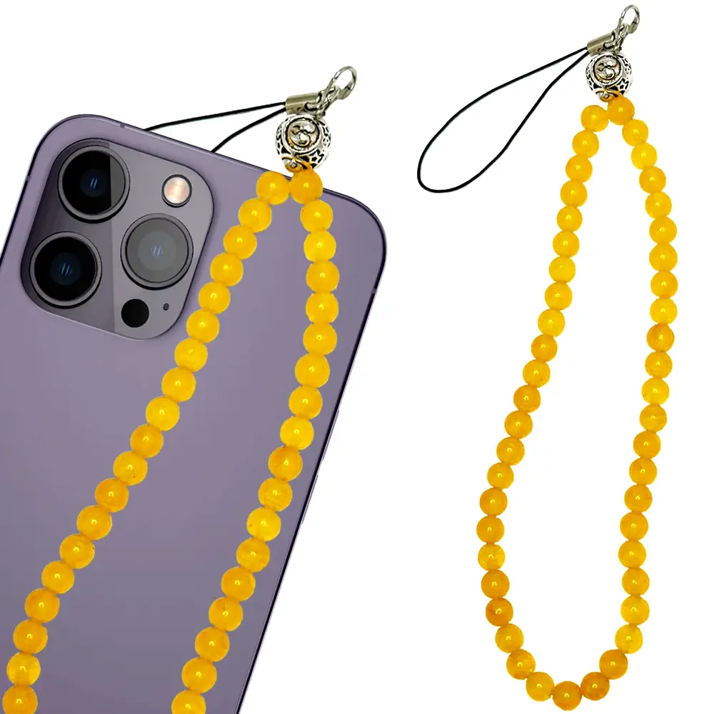Charm telefon zodia Gemeni, citrin 6 mm