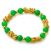 Bratara Pi Xiu si jad verde, piatra protectie, femei barbati, elastica