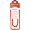 Set bratara Carneol cu felicitare personalizata, piatra energiei 6 mm, femei barbati elastica