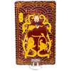 Card amuleta Tai Sui 2025, împotriva energiilor negative, polimer 8 cm cu suport