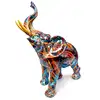 Elefant trompa în sus, decoratiuni de interior top art multicolor 26 cm