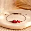 Brățară șnur coral