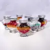 Pietre semipretioase Citrin, Coral si Ochi de Tigru, borcan in forma de inima, 245 g