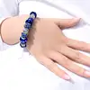 Bratara zodia Capricorn tip Pandora suflată cu argint cu strasuri montate în charmuri