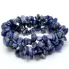 Set brățară Lapis Lazuli cu felicitare personalizata, talisman pentru noroc, pietre semipretioase neregulat
