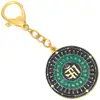 Breloc Ochi magic norocos, amuletă feng shui pentru protecție de invidii și gelozie, metal de calitate albastru 11 cm