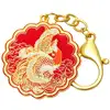 Breloc Phoenix, amuleta feng shui pentru a transforma dificultatea in oportunitate, metal de calitate rosu