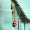 Breloc  Wu Lou, amuletă feng shui pentru sănătate și evitarea necazurilor, metal roșu 8.5 cm