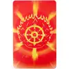 Card Trei Gardieni, amuletă feng shui de protecție împotriva celor trei ucideri, model 2023 plastic roșu 8 cm